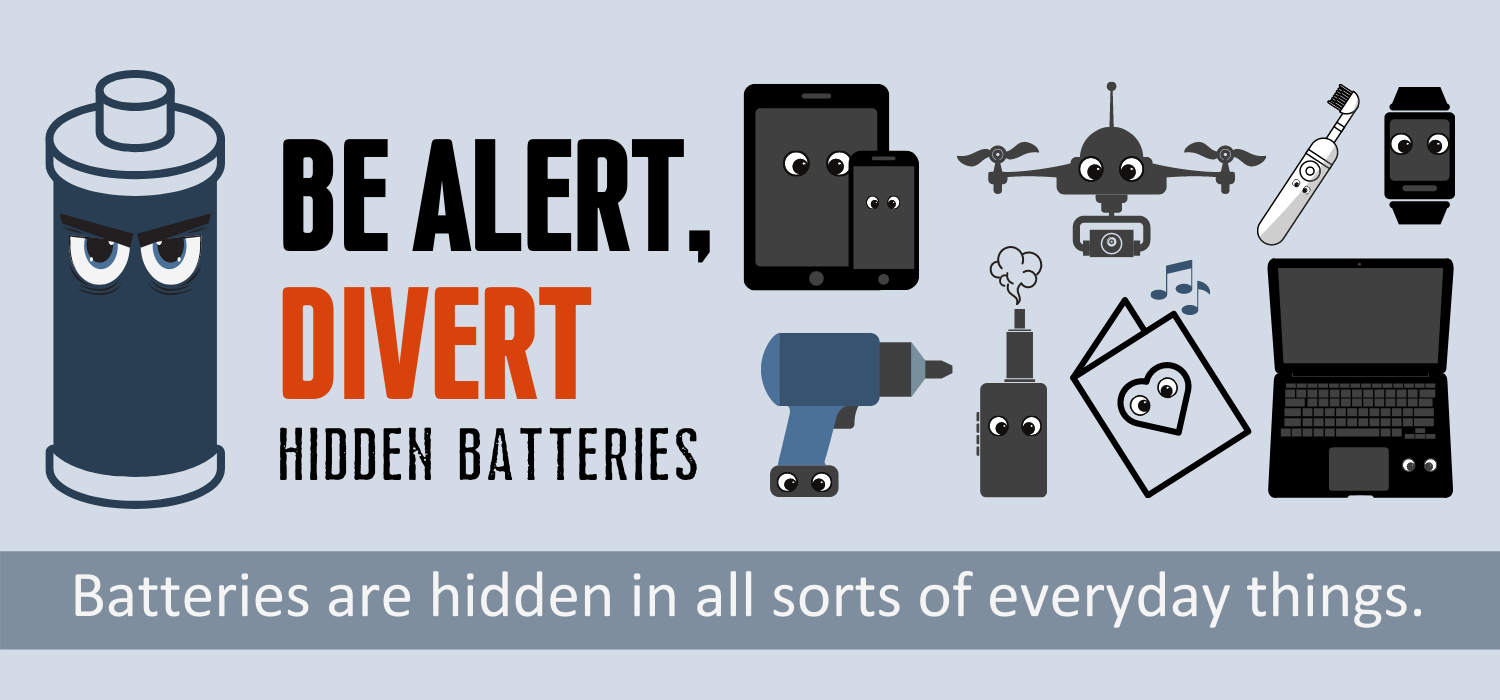 Be Alert Divert Hidden Batteries Larimer County