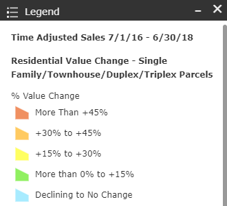 2019 Value Change Maps  Larimer County