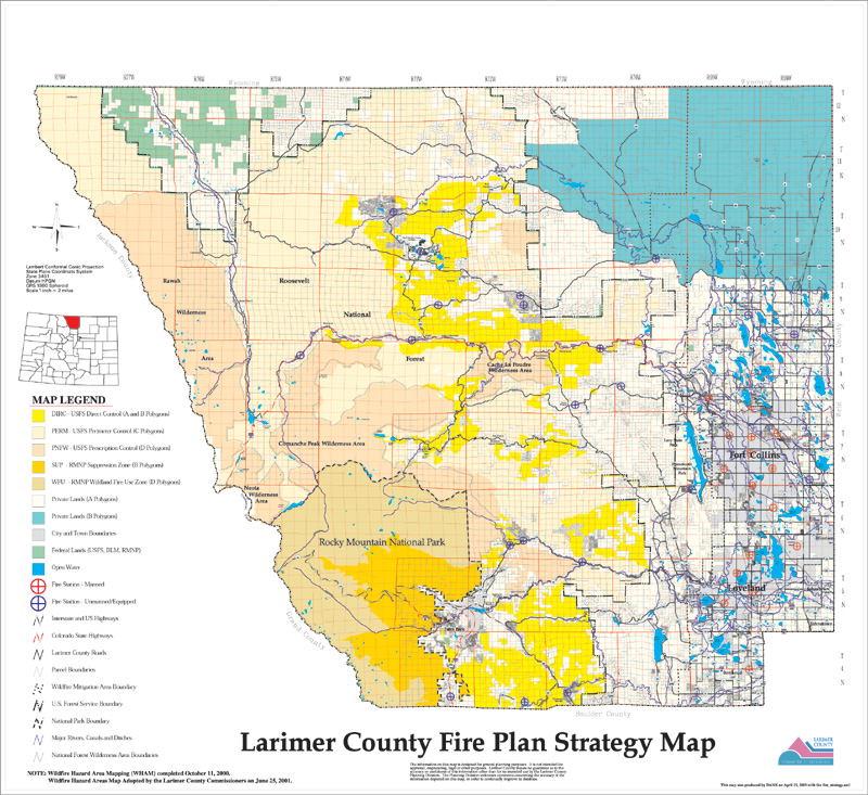 Larimer County Gis Maps Wildfire Maps | Larimer County