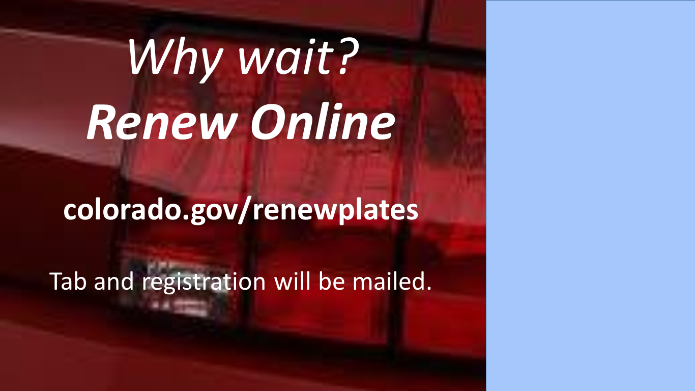 Vehicle Licensing Slideshow Loveland Larimer County