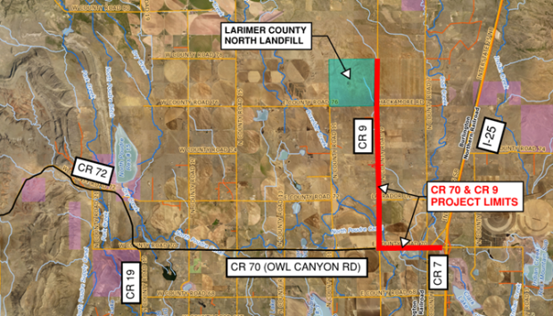 Public meeting/open house for the  Larimer County north landfill site development