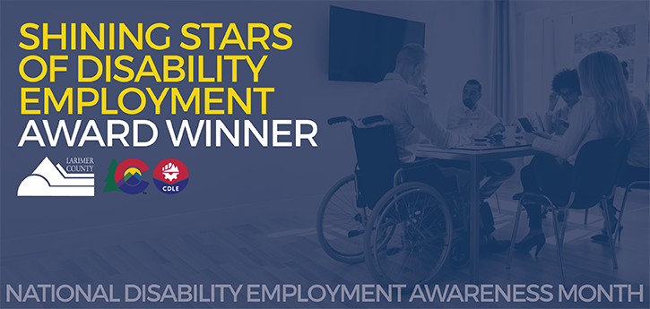 Ganador del premio Shining Stars of Disability Employment
