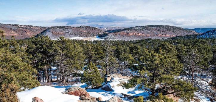 Landscape in northern Larimer County; Conservation