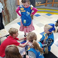 Grupo de Girl Scouts Grupo de Girl Scouts