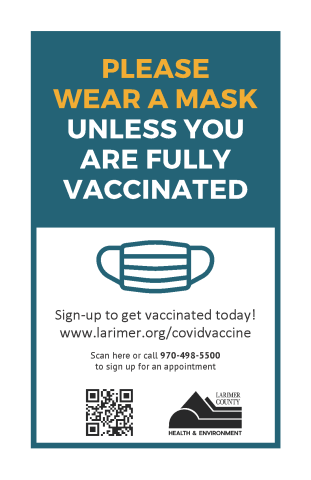 images Masks Not Required Sign If Vaccinated larimer county covid 19 guidance for