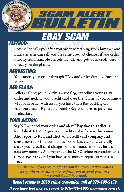 Alerta de estafa de EBay Alerta de estafa de EBay