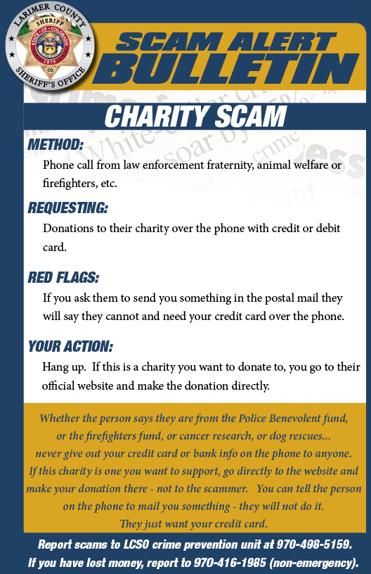 Frauds Scams Larimer County Frauds Scams Larimer County