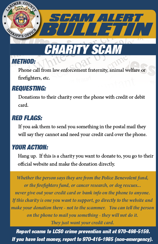 Frauds Scams Larimer County