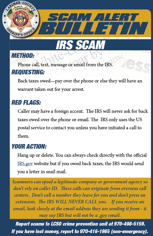Alerta de estafa del IRS Alerta de estafa del IRS