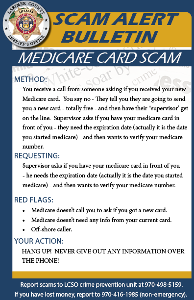 Alerta de estafa de Medicare Alerta de estafa de Medicare