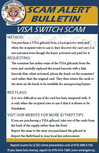Alerta de estafa de cambio de VISA Alerta de estafa de cambio de VISA