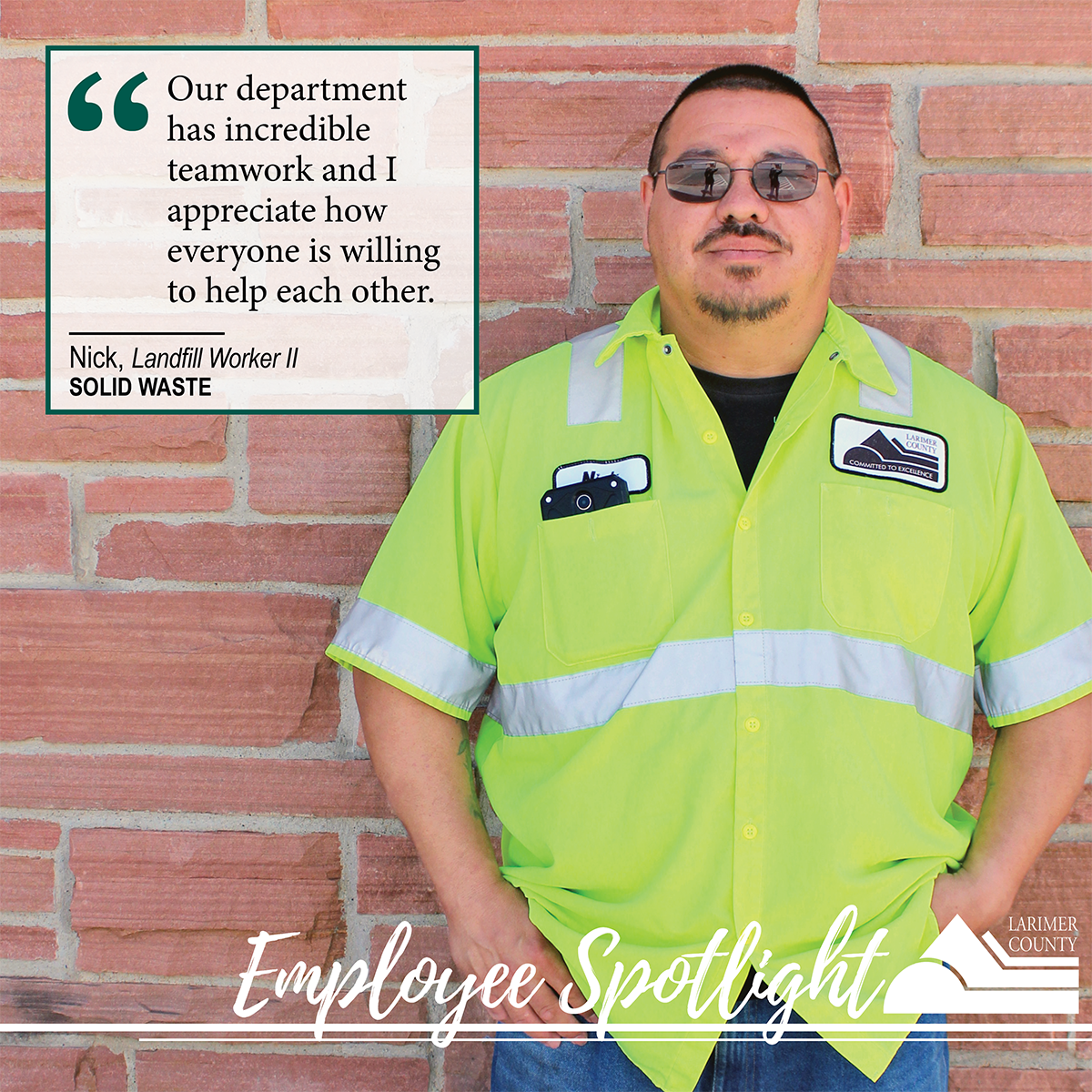 Image 24: "Our department has incredible teamwork, and I appreciate how everyone is willing to help each other."